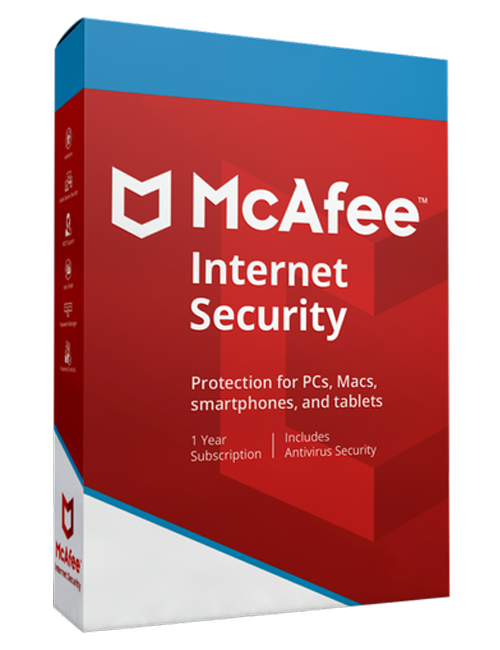 McAfee Internet Security 1 year 2021
